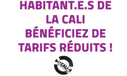 Des tarifs réduits pour les habitant.e.s de la CALI ce trimestre !