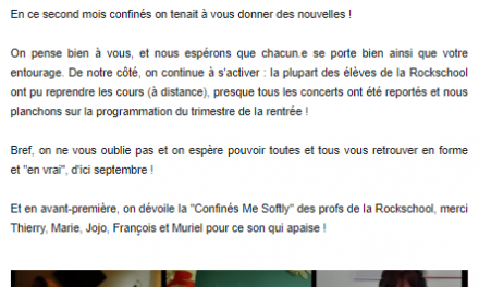 [ NEWSLETTER ] EN MAI… BIENTÔT CE QU’IL NOUS PLAÎT ?