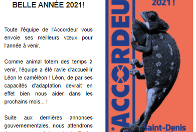 Consultez la newsletter Janvier 2021