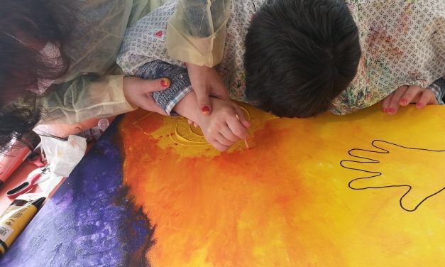 Projet « Essentiel » : création d’une fresque  par les résident.e.s de la MAS de Saint-Denis-de-Pile