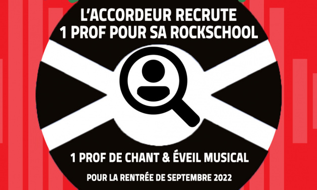 L’Accordeur recrute un.e prof de chant & éveil musical