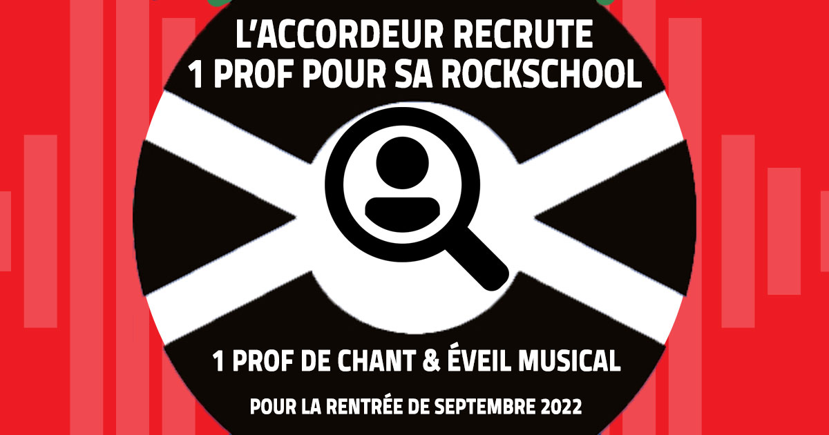 L’Accordeur recrute un.e prof de chant & éveil musical