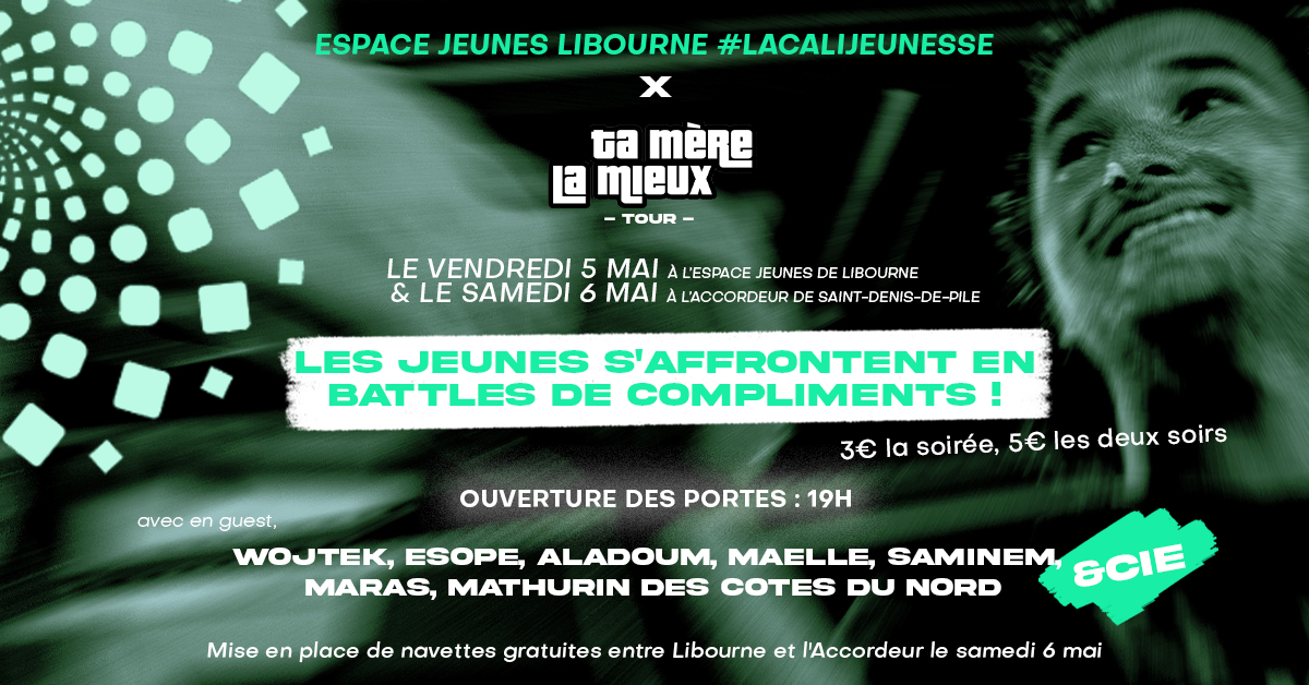 Une navette gratuite entre Libourne Gare & l’Accordeur ce samedi pour la soirée Ta Mère La Mieux