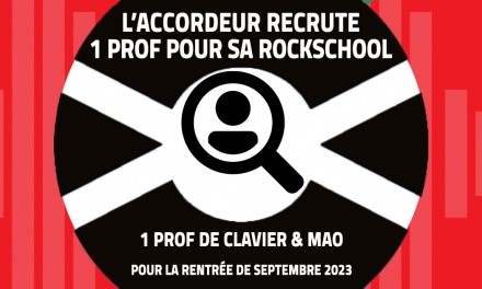 L’équipe de l’Accordeur recherche un.e prof de clavier & MAO