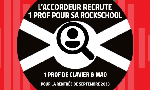 L’équipe de l’Accordeur recherche un.e prof de clavier & MAO