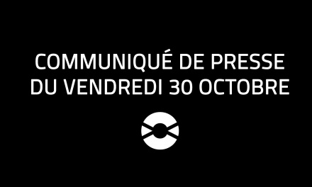 Communiqué du 30 octobre 2020